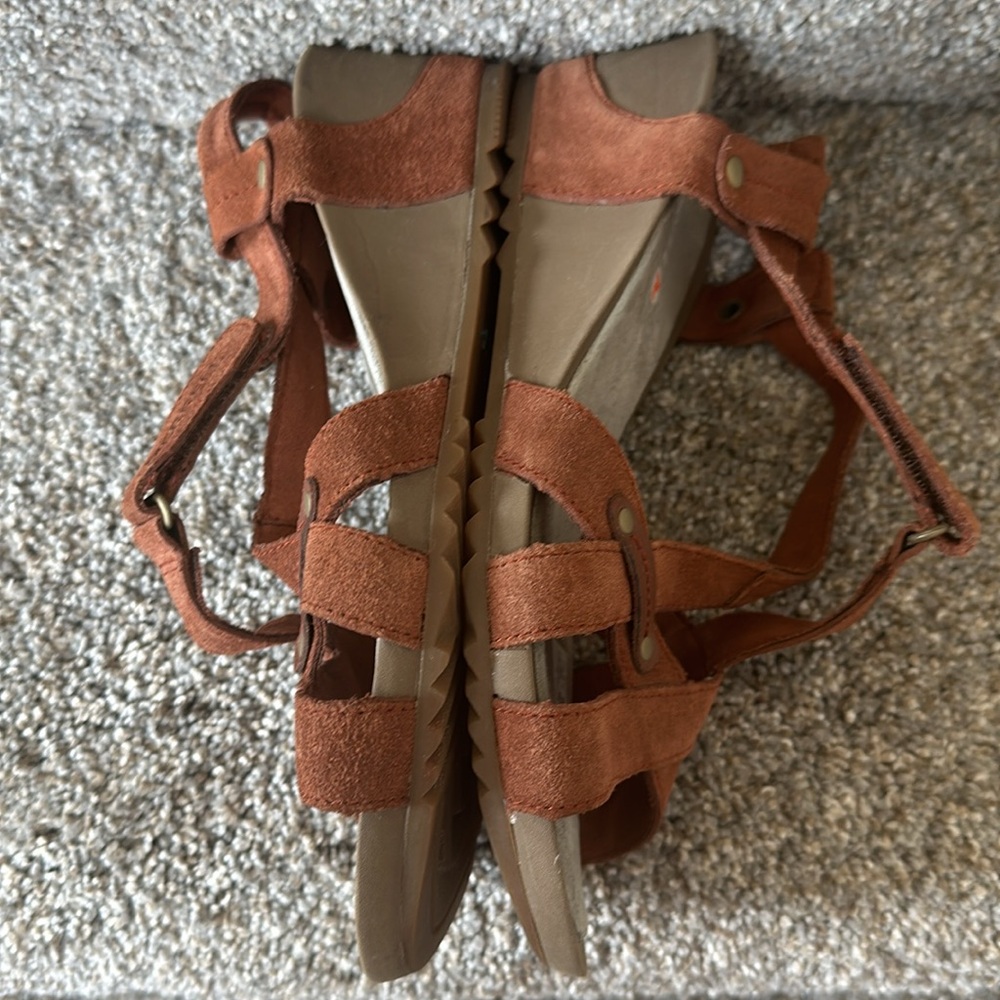 Merrell Select Fresh Air Cushion Suede Sandals-Nearly New - Picture 6 of 8